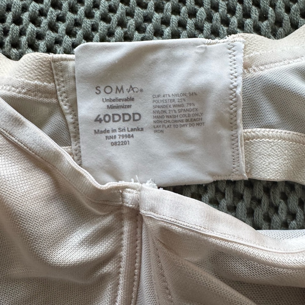 Soma Unbelievable Minimizer Bra